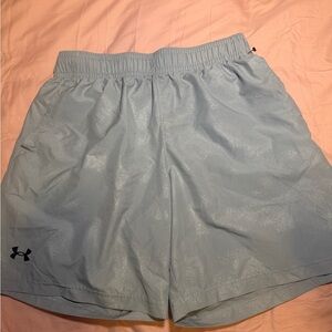 LG Light Blue Elastic Waist Shorts